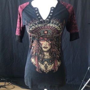 Affliction women’s T-shirt small